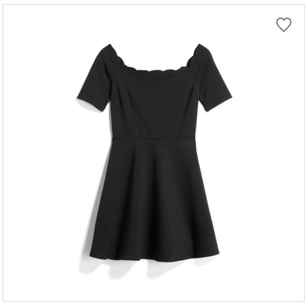 Nine Britton Stitch Fix Scalloped Off Shoulder Dress NWT